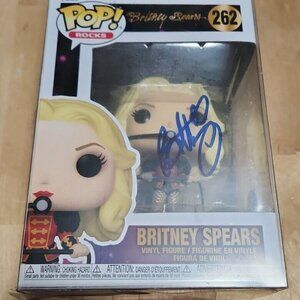 Britney Spears signed Funko Pop! Vinyl: Britney Spears #262 w/COA